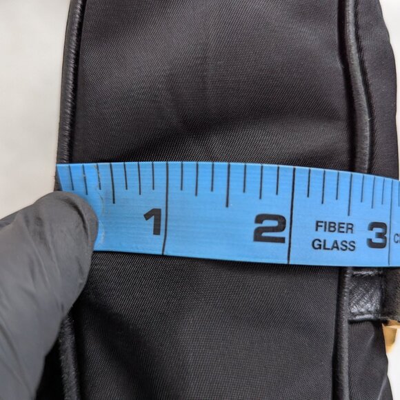 Auth PRADA Milano Tessuto Solid Rayon Nylon Quilted Formal Black Shoulder Bag - Picture 14 of 15